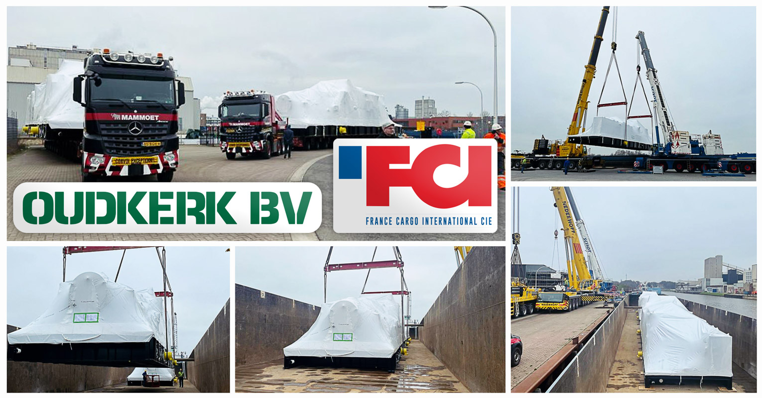 France Cargo International (FCI) Handled 2 x Compressors in Coordination with Oudkerk