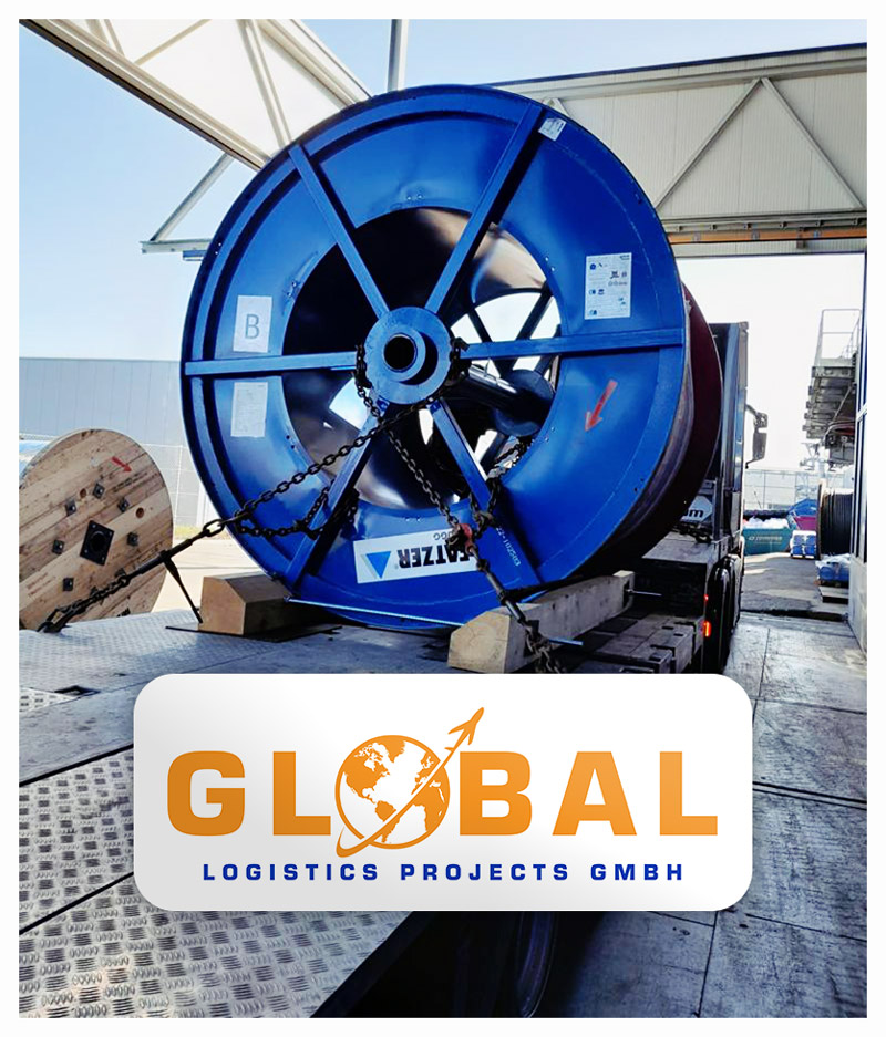 Global Logistics Projects is Handling a 2nd 30mt Reel from Switzerland Destined for Big Sky, Montana