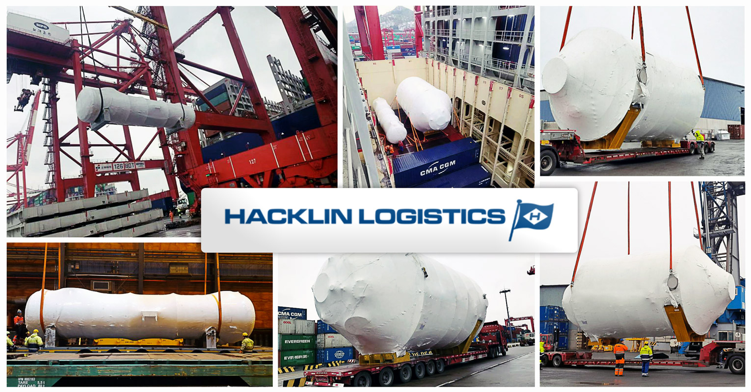 Hacklin Logistics Arranged Delivery of a Very Important Project Shipment from the Manufacturing Site in Asia to the Plant Installation in Finland