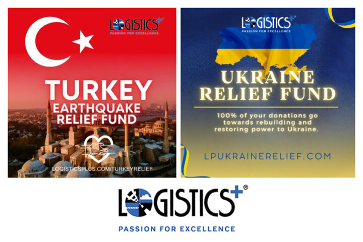 Fundraising Campaigns for Turkey & Ukraine by Logistics Plus