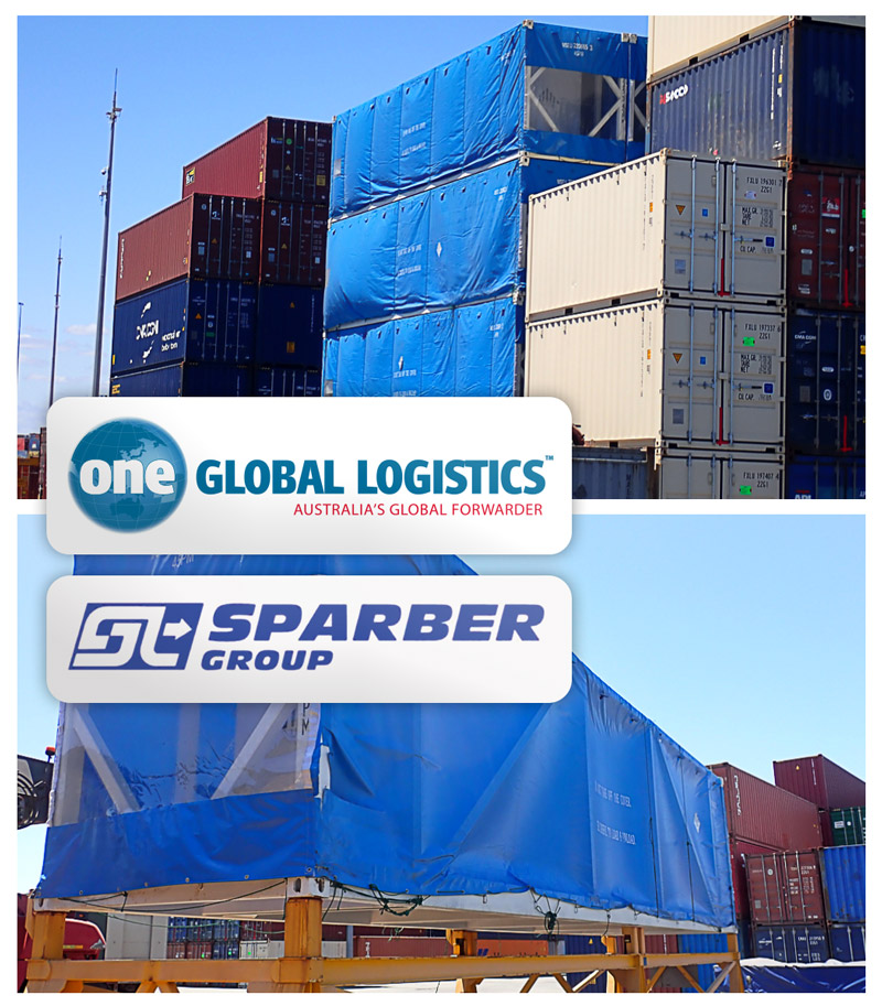 One Global Logistics Cooperated with Sparber Group to Ship & Truck 80 x 40’ SOC BESS Battery Systems for a Solar Farm in the WA Outback