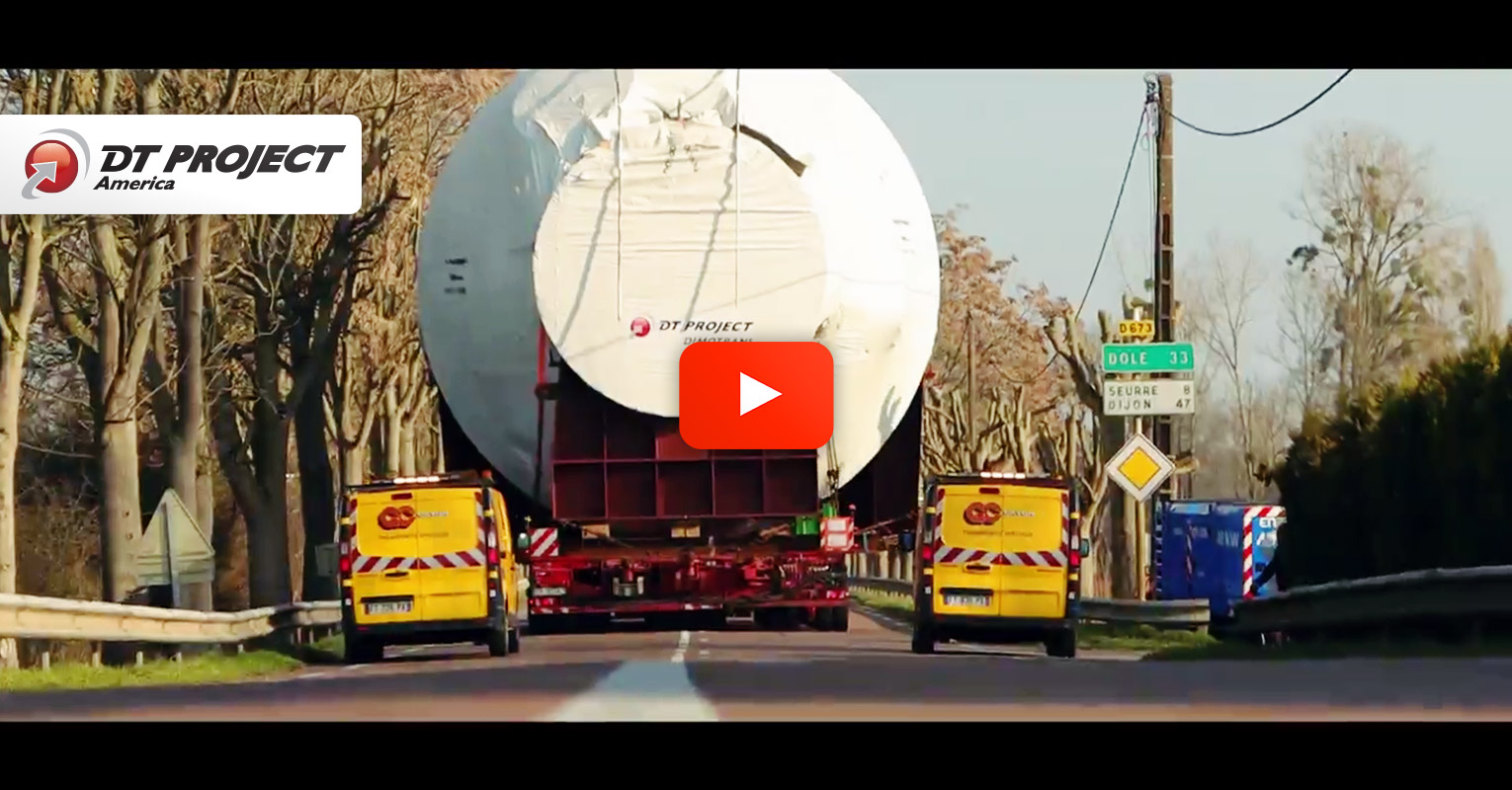 Video - DT Project Organized the Transport of the RMV Project from Shanghai to Tavaux, France