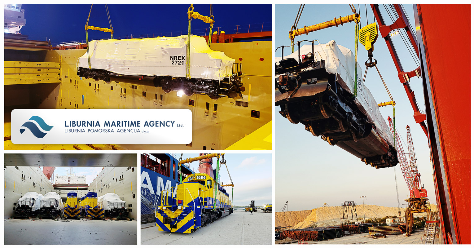 Liburnia Group Reflects on their Shipment of 5 Locomotives from Houston, USA to Libreville, Gabon