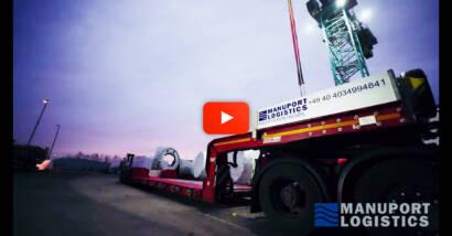 Manuport Logistics Organized the Transport of 55 Windmill Hubs