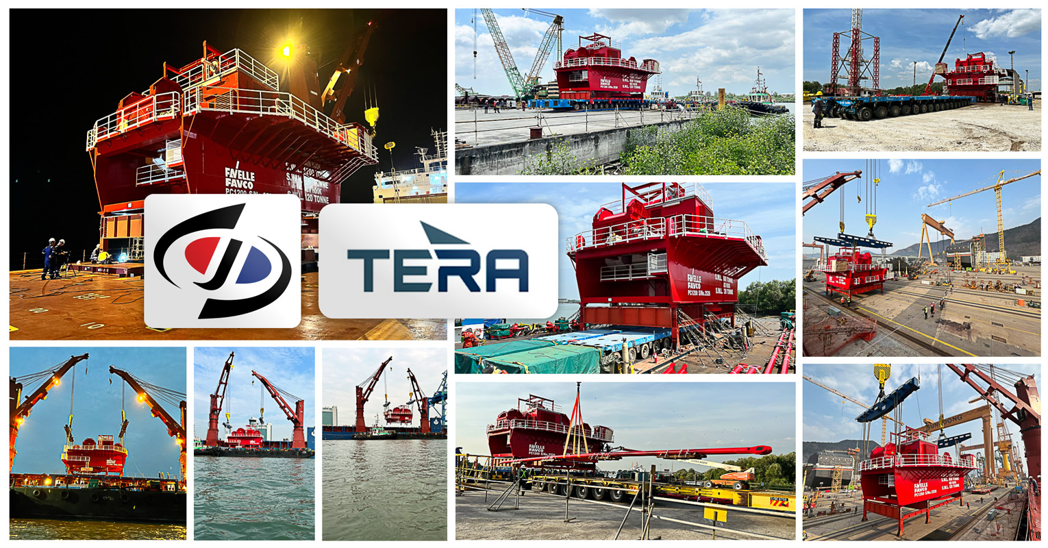 Tera Projects & Shinjo-Logitech Cooperated on a Large O&G Project from Malaysia to South Korea