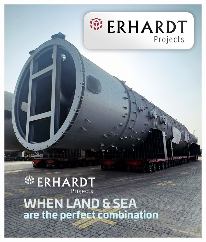 Erhardt Projects Completed an Unprecedented Clean Energy Project Transport Operation in Saudi Arabia