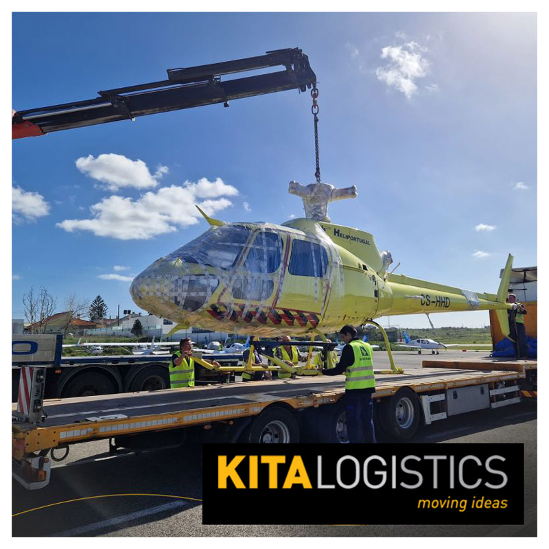 Kita Logistics Handled the Transportation of a Helicopter from Lisbon to Ankara