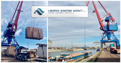 Liburnia Group Arranged the Unloading & Delivery to Site in Budapest for Several Oversized Boxes