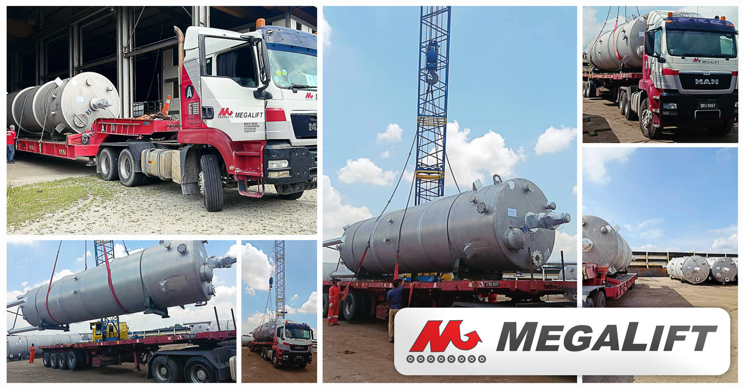 Megalift Delivered 14 Tanks from Seri Kembangan to Port Klang