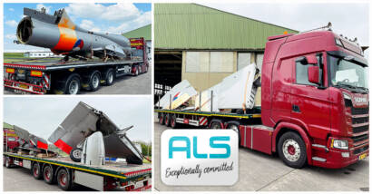 ALS in Hull Organised the Transportation of a Vintage Hawker Aircraft & Parts from the UK to Switzerland