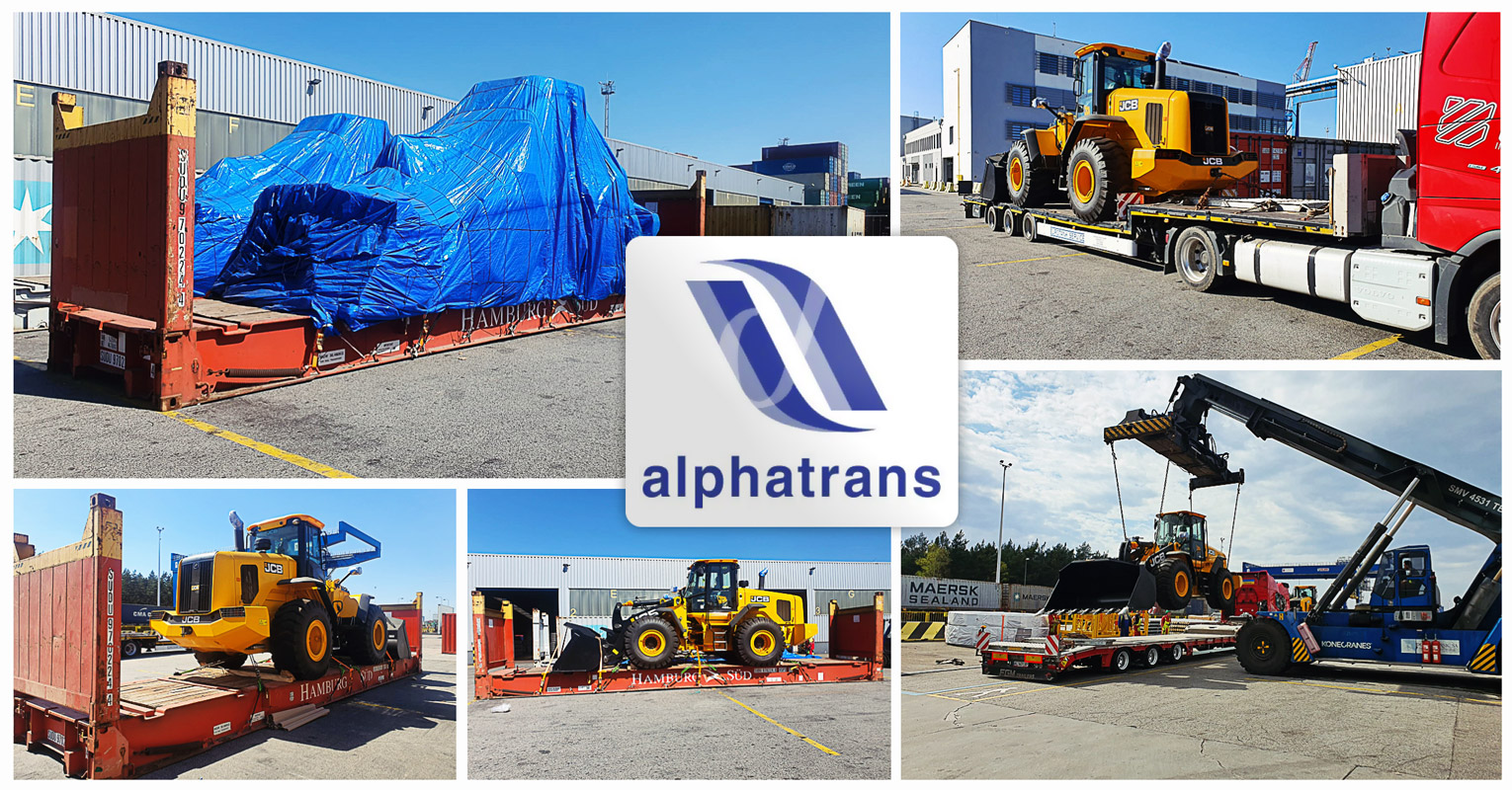 Alphatrans Performed a Delivery of Four Wheel Loaders to Ukraine