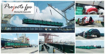 Projects FPS Handling Customs Clearance, Port Operation & Transportation of 4880cbm, 63pcs with Longest 27m