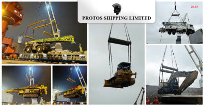 Protos Shipping Handled a Batch of Construction Equipment