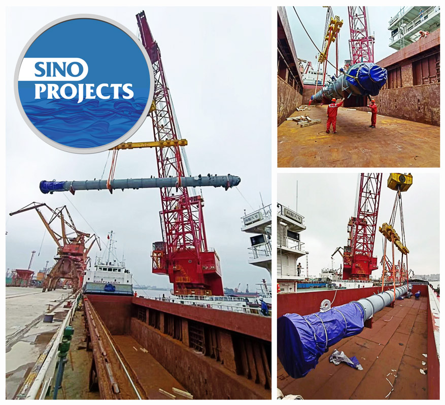 During the Breakbulk Exhibition in Europe Sino Projects was Loading Breakbulk in China