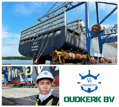 VN Projects Discharging Offshore Equipment in Vungtau shipped ex Rotterdam in Cooperation with Oudkerk