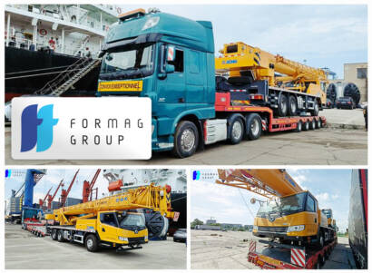 Formag Group Delivered a 30mt Automotive Crane from China to Ukraine