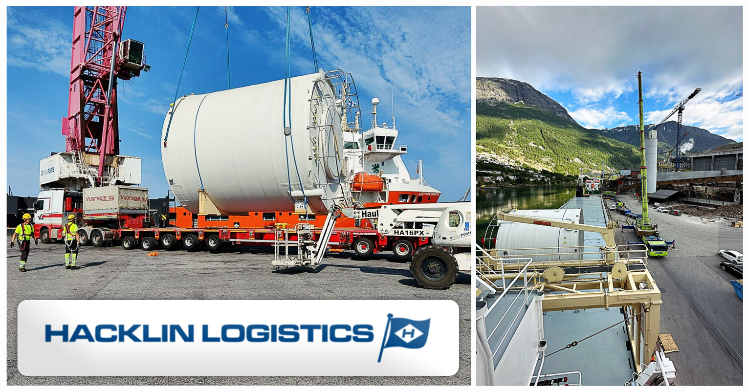 Hacklin Logistics Chartered a Vessel to Meet a Specific Window Delivery Time