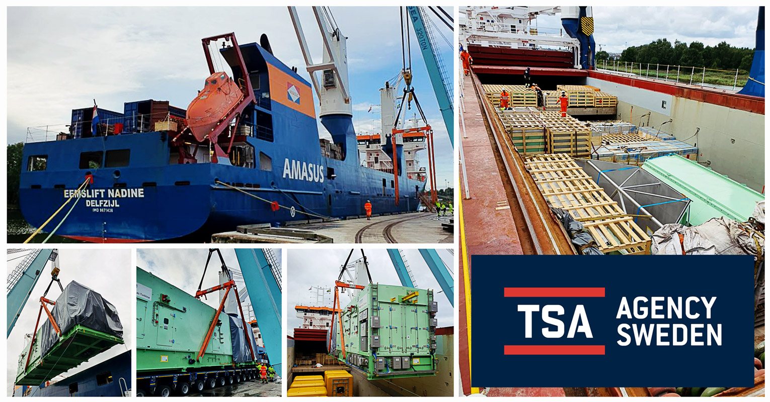 TSA Agency Sweden Recently Handled a Heavy Project Cargo Shipment Successfully