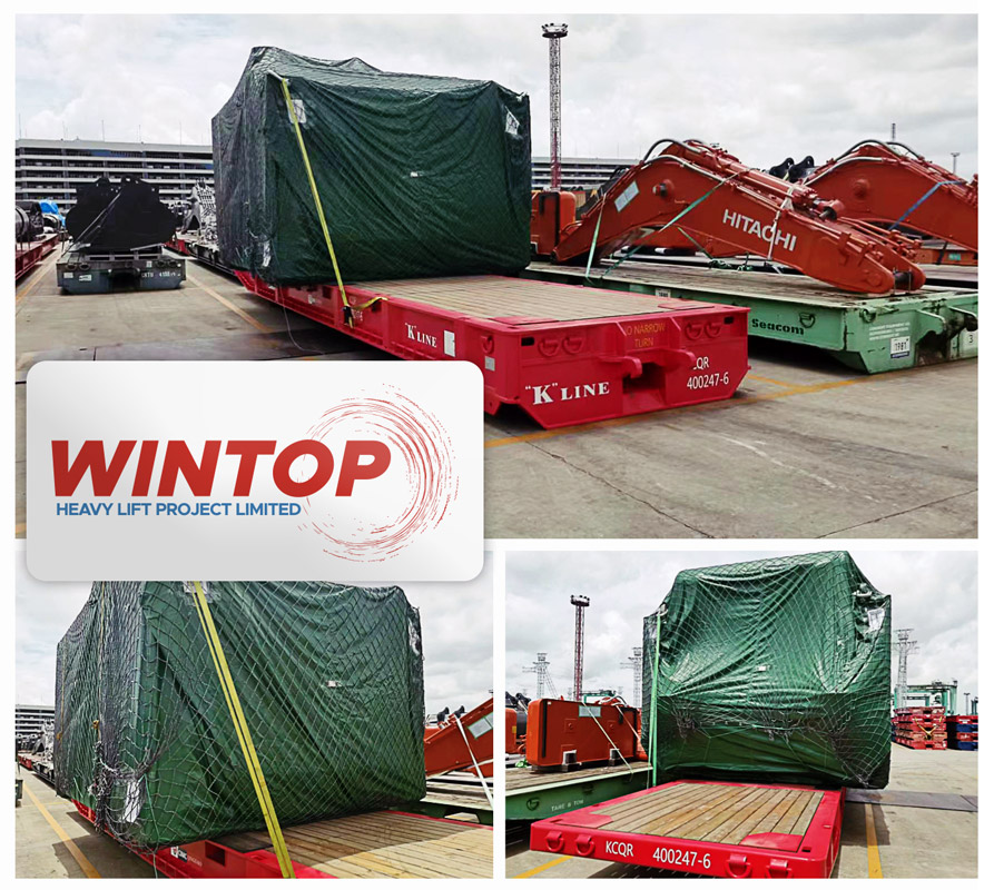 Wintop Heavy Lift Shipped a 75mt Press from Shanghai to Lazaro Cardenas, Mexico