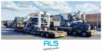 The Seafreight Team of ALS Arranged the Door-to-Door Delivery of an Oversized Mining Machine from Europe to Guinea, Africa