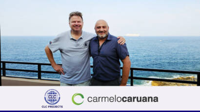 CLC Projects Chairman and Mr. Darin Zahra of Carmelo Caruana Company meeting at Radisson Blu St. Julian's Malta