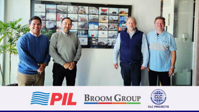 CLC Projects Chairman met with PIL agent Mr. Alfredo Di Palma, Mr. Andrés Villalon and Mr. Tassilo Gärtner of Broom Group Group in Santiago, Chile
