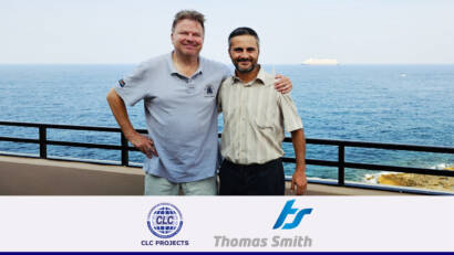 CLC Projects Chairman and Mr. Ramon Azzopardi of Thomas Smith & Co. meeting at Radisson Blu St. Julian's Malta.