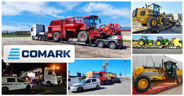 Comark – Project Logistics Shares Recent Heavy Machinery Movements Securely & Safely Loaded on Special Trucks