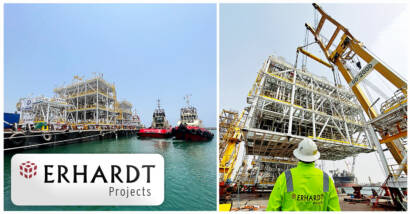 Erhardt Delivered Five Modules up to 500mt from the Fabricator to Project Site