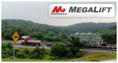 Megalift Malaysia Delivering 200 ton Transformer to a Data Center and Modulars from CIMC, Schneider