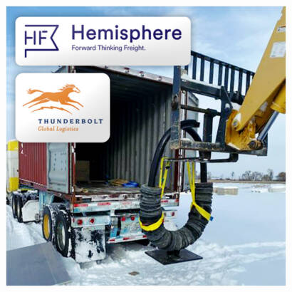 Hemisphere Freight Services and Thunderbolt Global Coordinated to complete an Art Sculpture delivery