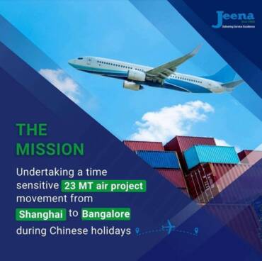 Jeena & Co Performed a Swift, Secure & Precise Handling of a Time-sensitive 23mt Air Project