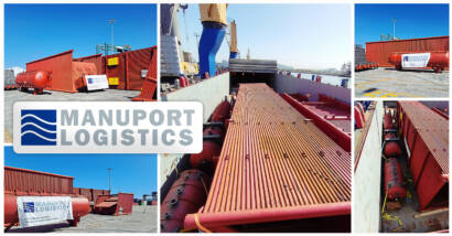 Manuport Logistics (MPL) Spain has Successfully Delivered 458300mt of Industrial Boiler Parts from Brazil to Spain