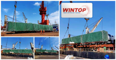 Wintop Heavylift Shipped Nearly 2000cbm of Upper & Lower Cold Boxes from Lianyungang, China To Manaus, Brazil