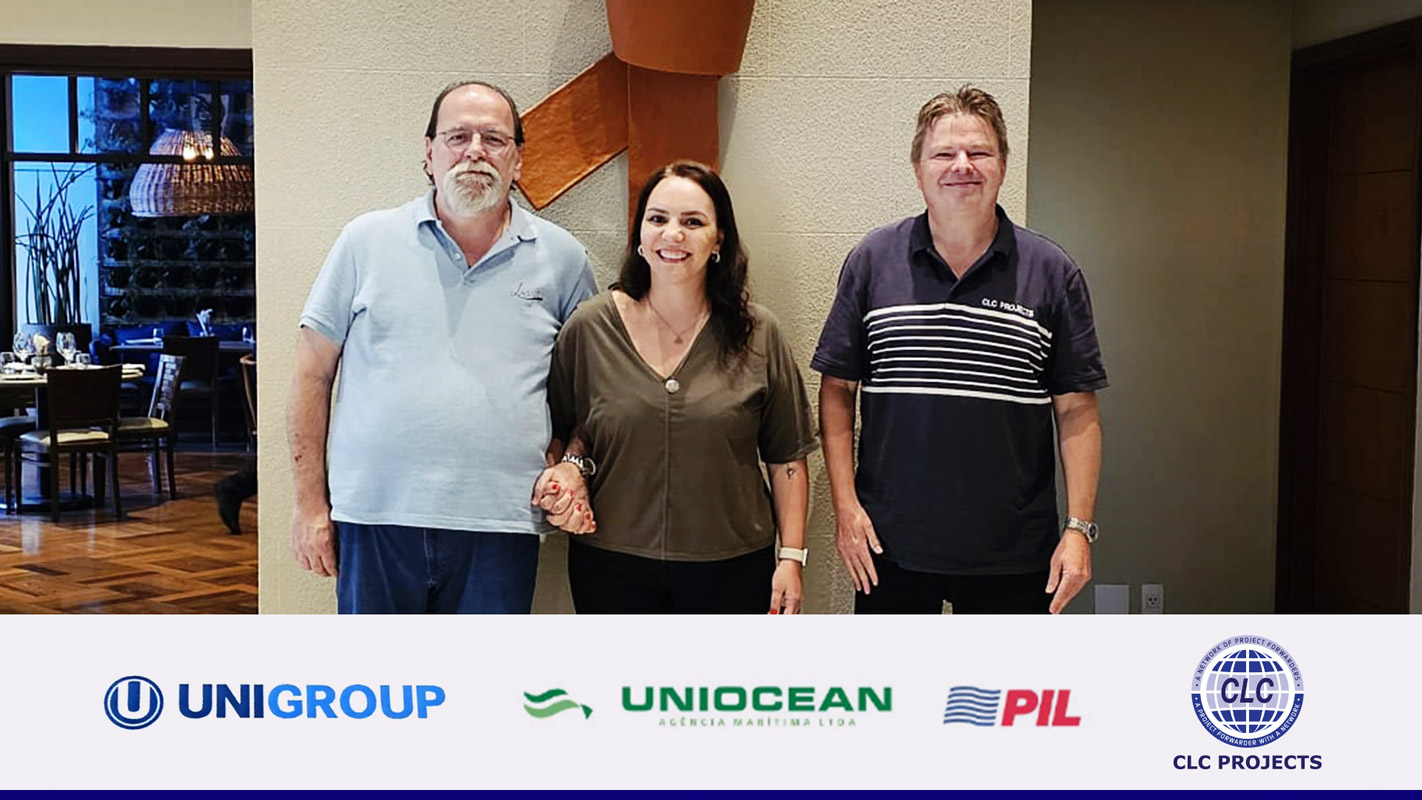 CLC Projects Chairman met with Mr. Fernando G. Rodriguez of Unigroup and Mrs. Patricia Di Cicco of Uniocean in São Paulo, Brazil
