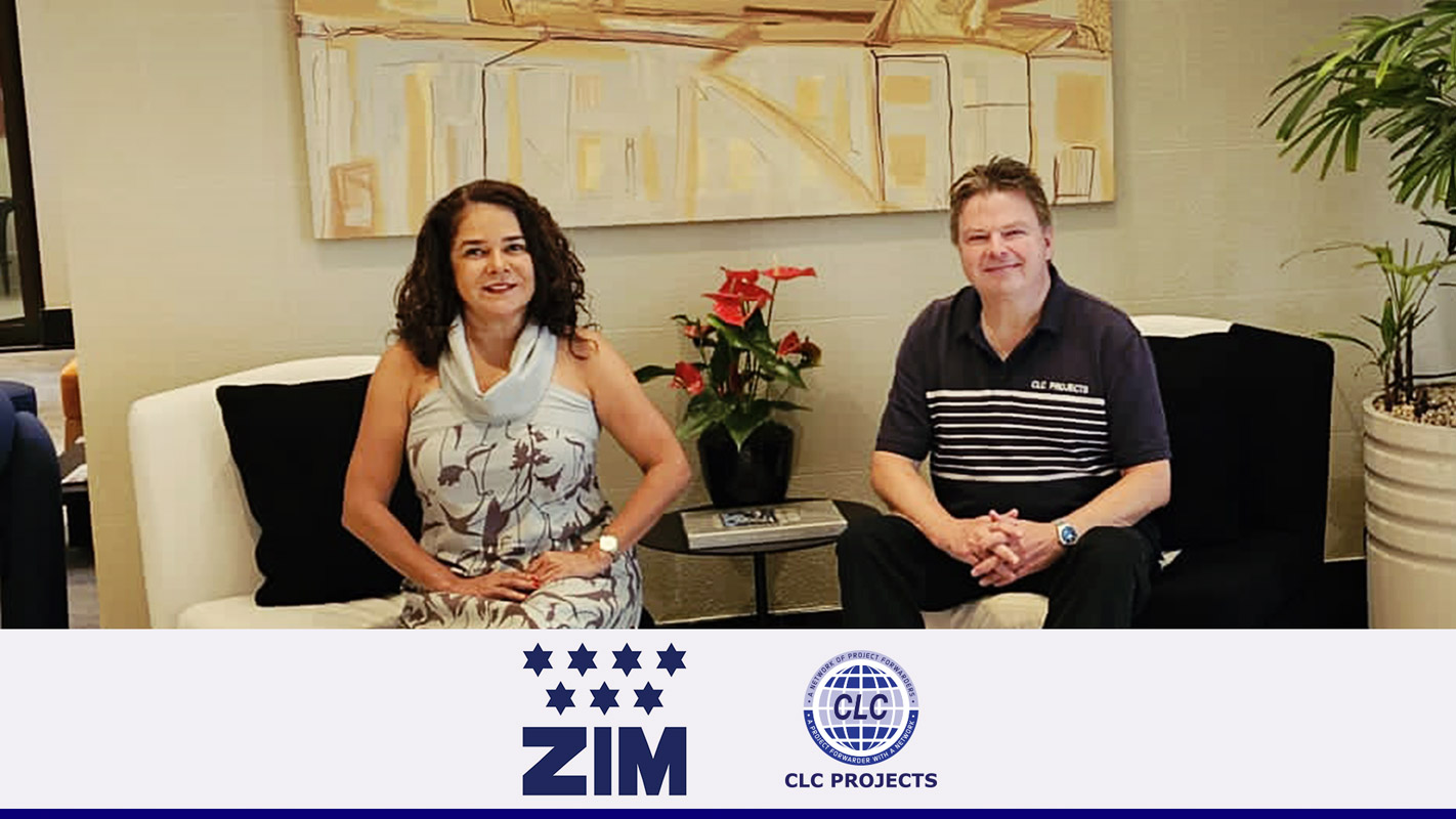 CLC Projects Chairman met with freight forwarder friendly ZIM Lines - Mrs. Ieda T. Coelho, Country Sales Manager in São Paulo, Brazil