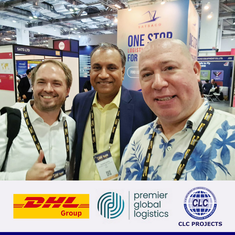 CLC Projects with Premier Global Logistics and DHL Industrial Projects Indonesia at the Project Logistics Conference in Singapore