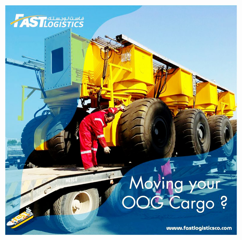 Fast Logistics Kuwait Shares a Nice Photo of an OOG Movement
