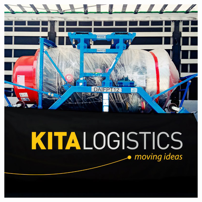 Kita Logistics Safely Delivered an Aircraft Engine to an Overseas Destination by Air
