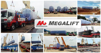 The Megalift Team and Equipment have been Busy Handling Shipments for the East Coast Rail Link (ECRL) Project