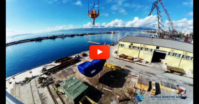 Video - Liburnia Maritime Loading an Exhaust Diffuser Assembly for Tobruk, Libya onto MV Kledes Mary