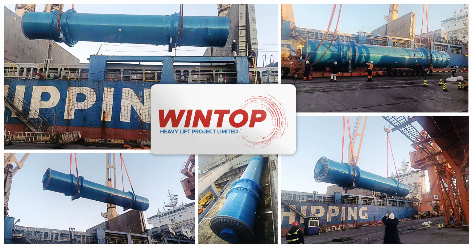 Wintop Heavy Lift Shipped an Automatic Horizontal Cooker from Tianjin, China to Constanța, Romania in November, 2023