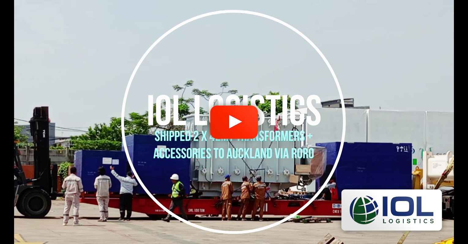 IOL Handling 2 More 42mt Transformers & Accessories to Auckland via RORO