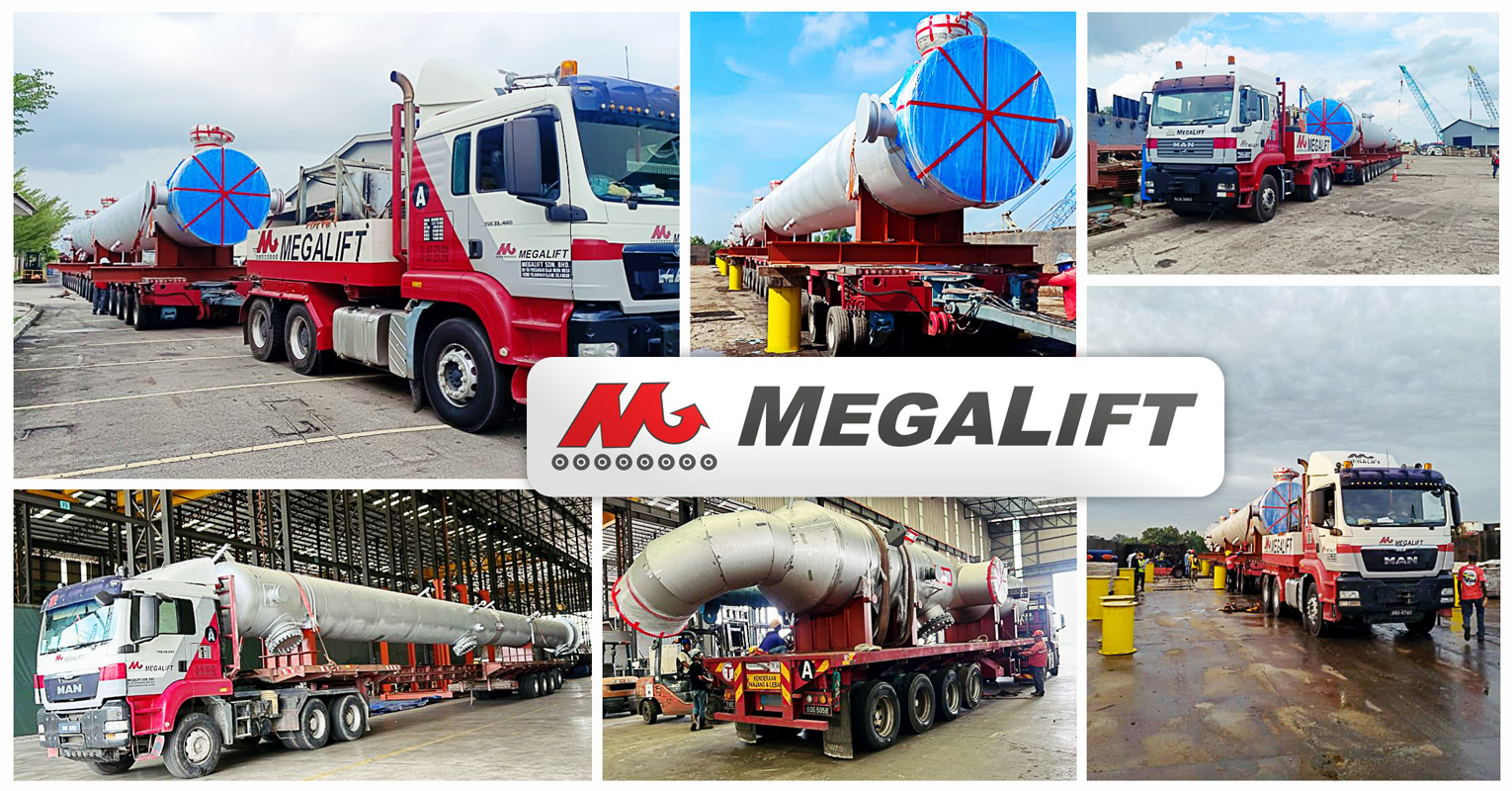 Megalift Delivered 18 packages of Varying Sizes to Port Klang for an Export Shipment