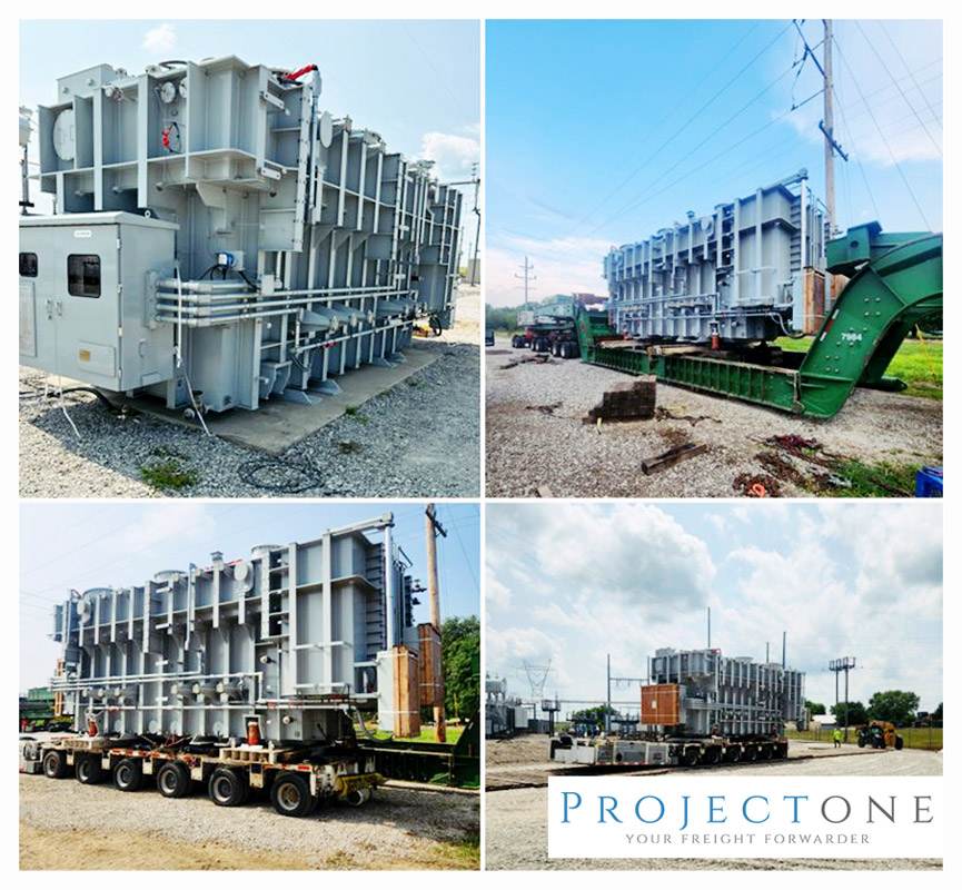 Project One Logistics Successfully Managed the Direct Discharge of a Large Transformer at the Port of Houston.