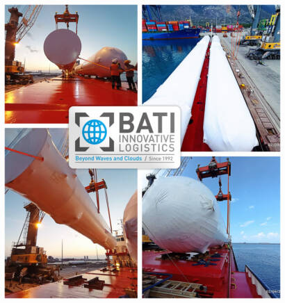 The Project Team of BATI Group Loaded 9 Storage Tanks (Underdeck + Ondeck) in One Lot Ex Iskenderun