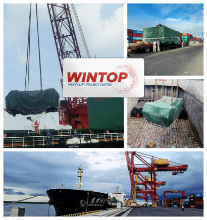 Wintop Heavy Lift Shipped Machinery from China to Vietnam