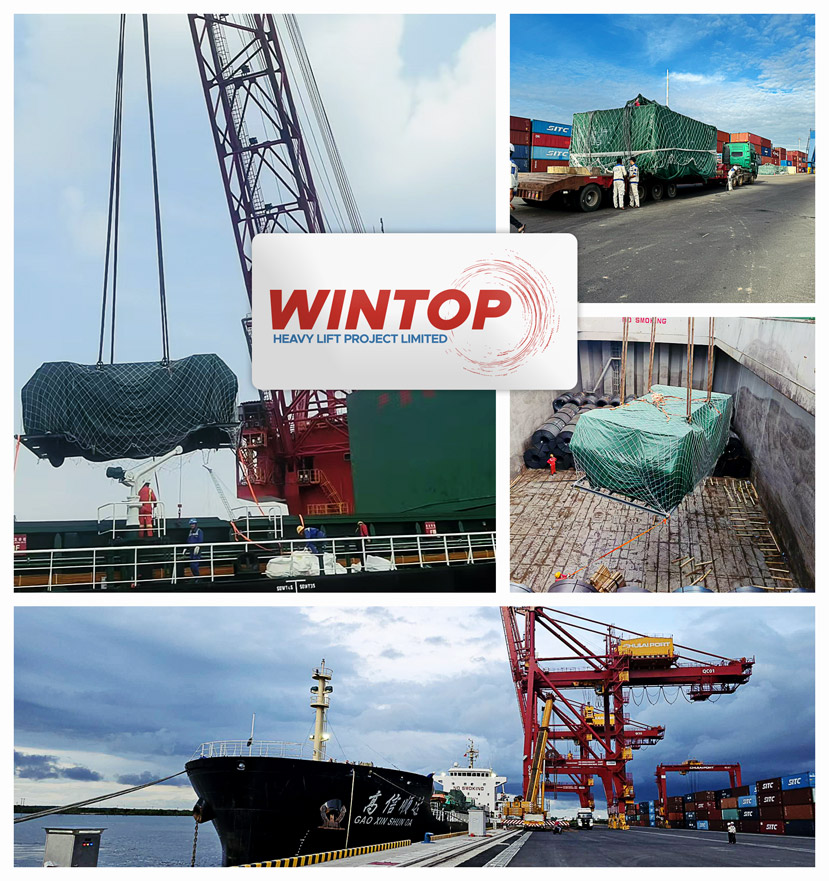 Wintop Heavy Lift Shipped Machinery from China to Vietnam