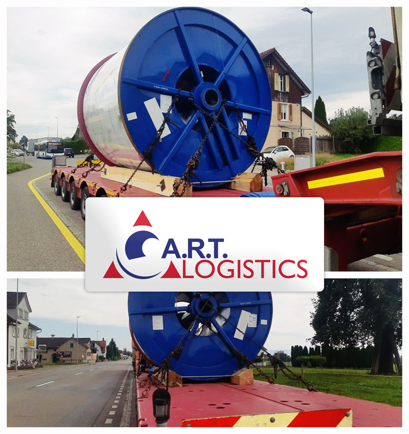 A.R.T. Group Completed a Door-to-Door Delivery of 61+ Ton Reels from Switzerland to Armenia