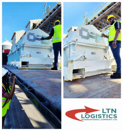 LTN LOGISTICS Coordinated the Transfer of Two Pumps From the Hoegh Gallant to Shore for Export